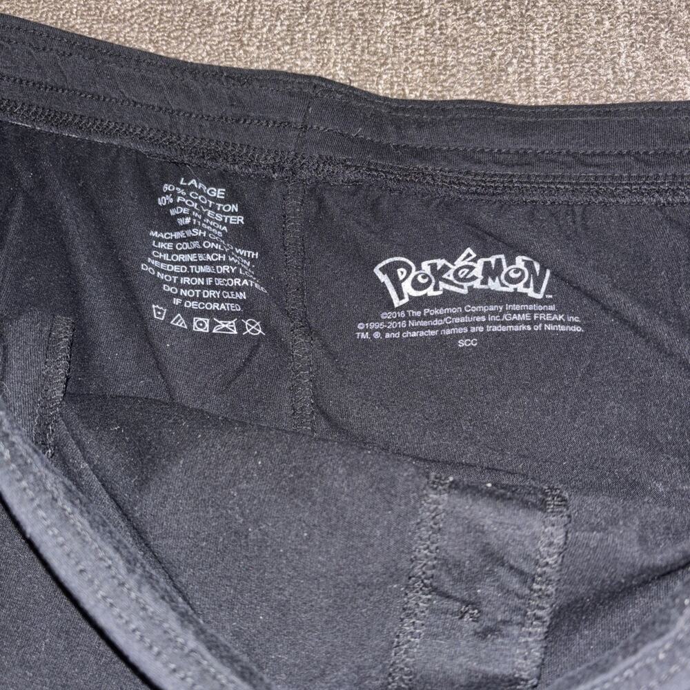 Pokemon Cotton Shorts Pokeball Gotta Catch ‘em All Black Large - Picture 4 of 5